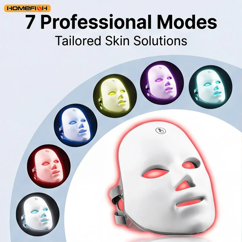 7 Color LED Photon Light Therapy Mask