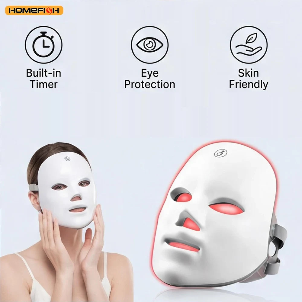 7 Color LED Photon Light Therapy Mask