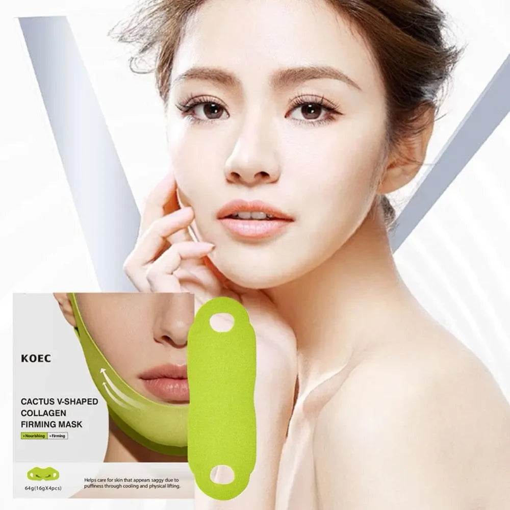 Cactus Collagen V-Shaped Firming Mask