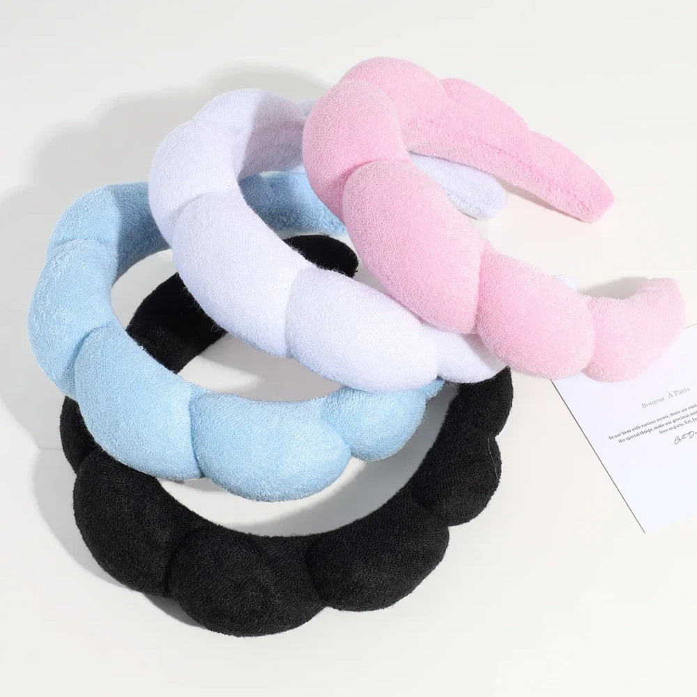 Waterproof Spa Headband and Wristband Set